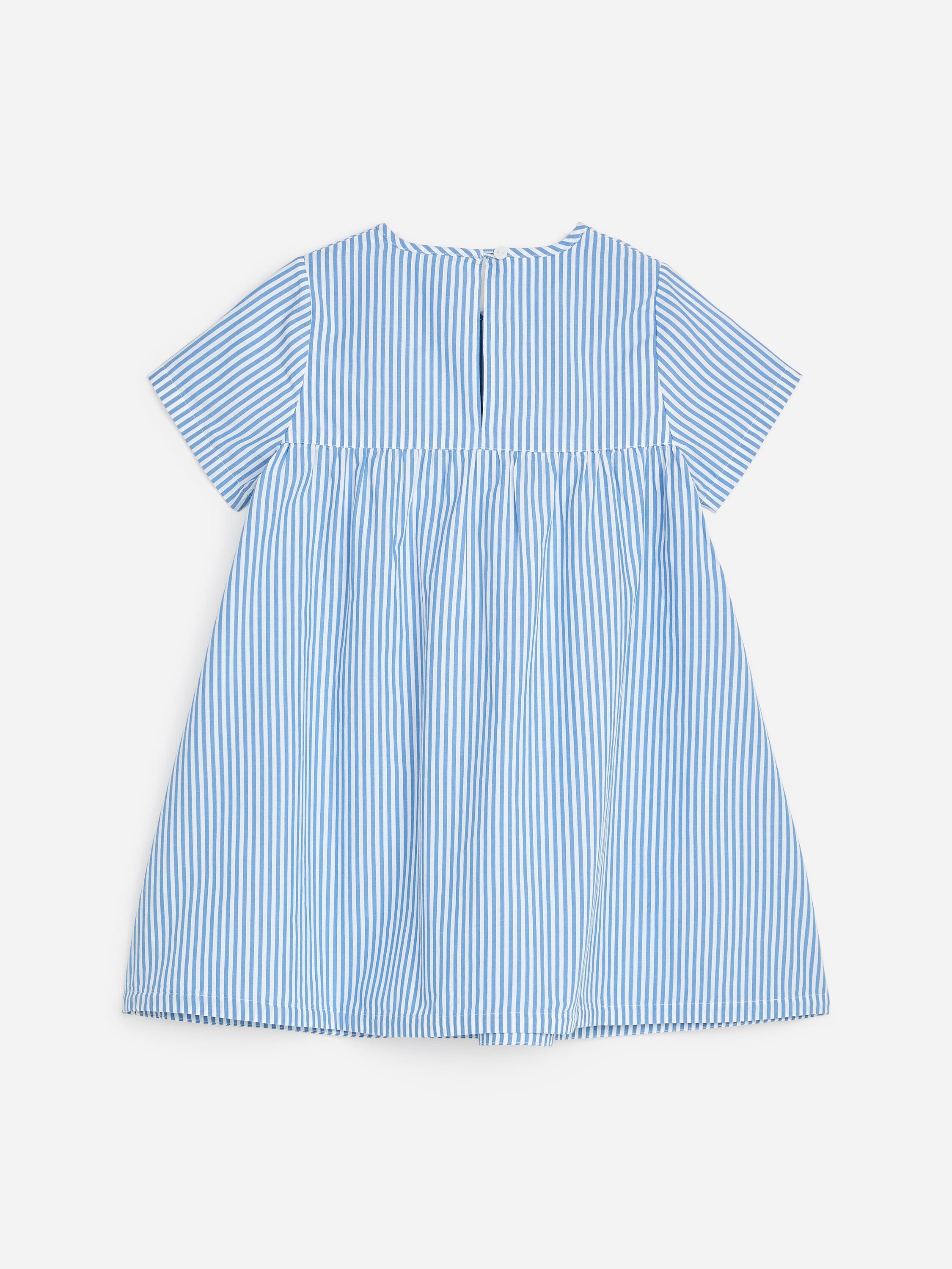 Cotton Dress - Blue - Image 2