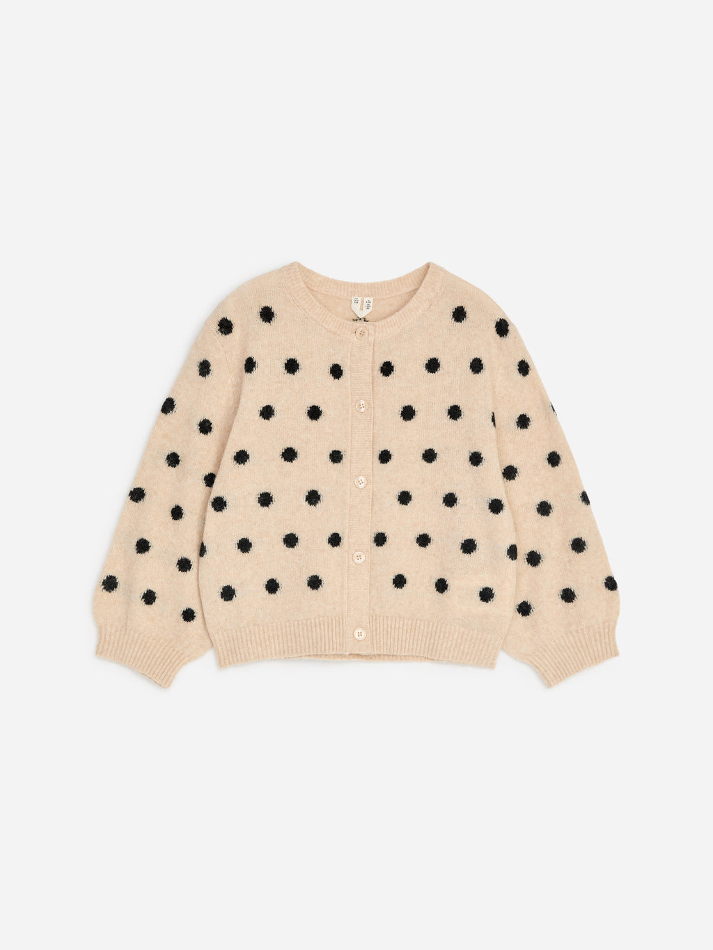 Wool-Alpaca Blend Cardigan - Beige