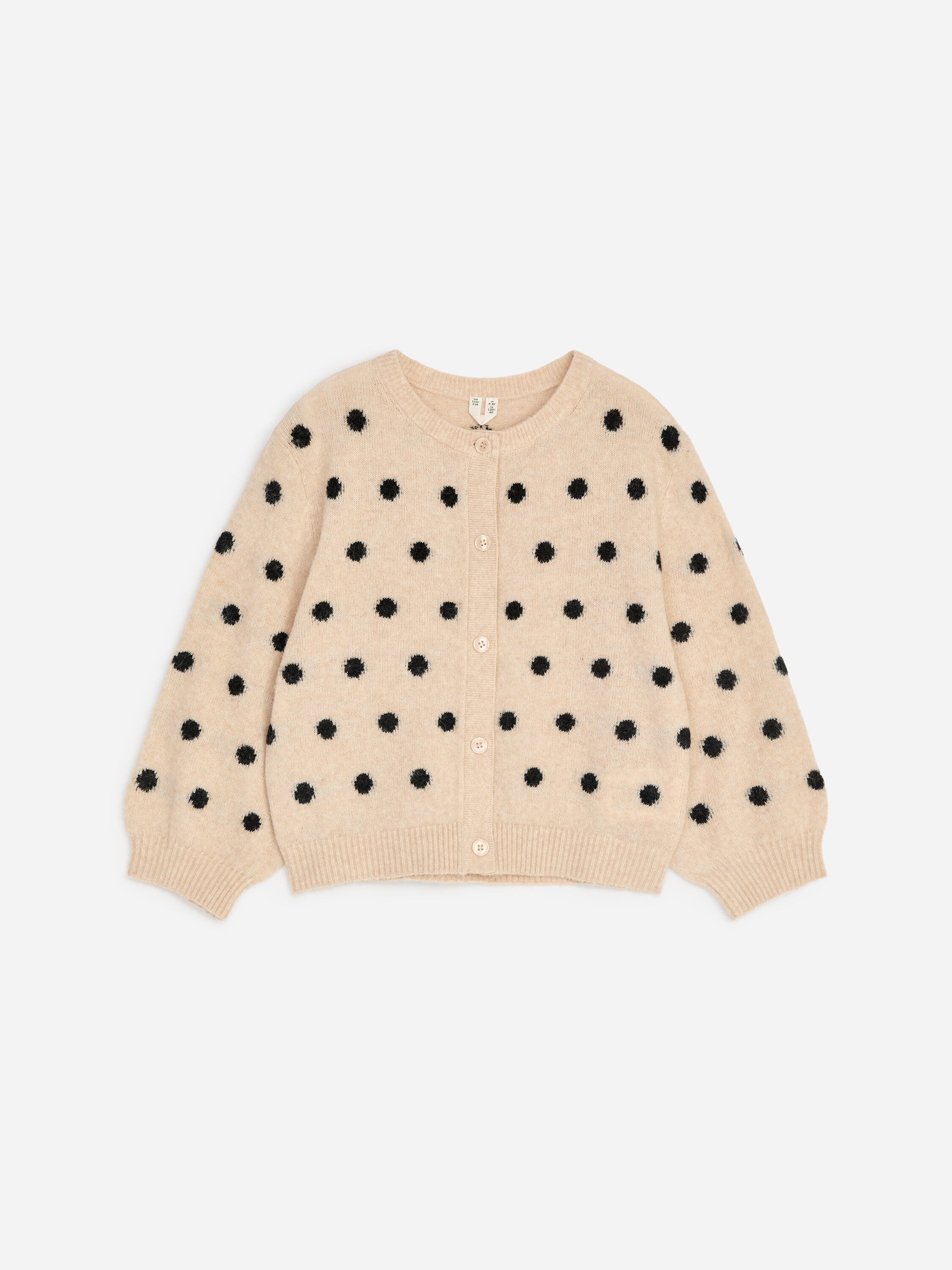 Wool-Alpaca Blend Cardigan - Beige