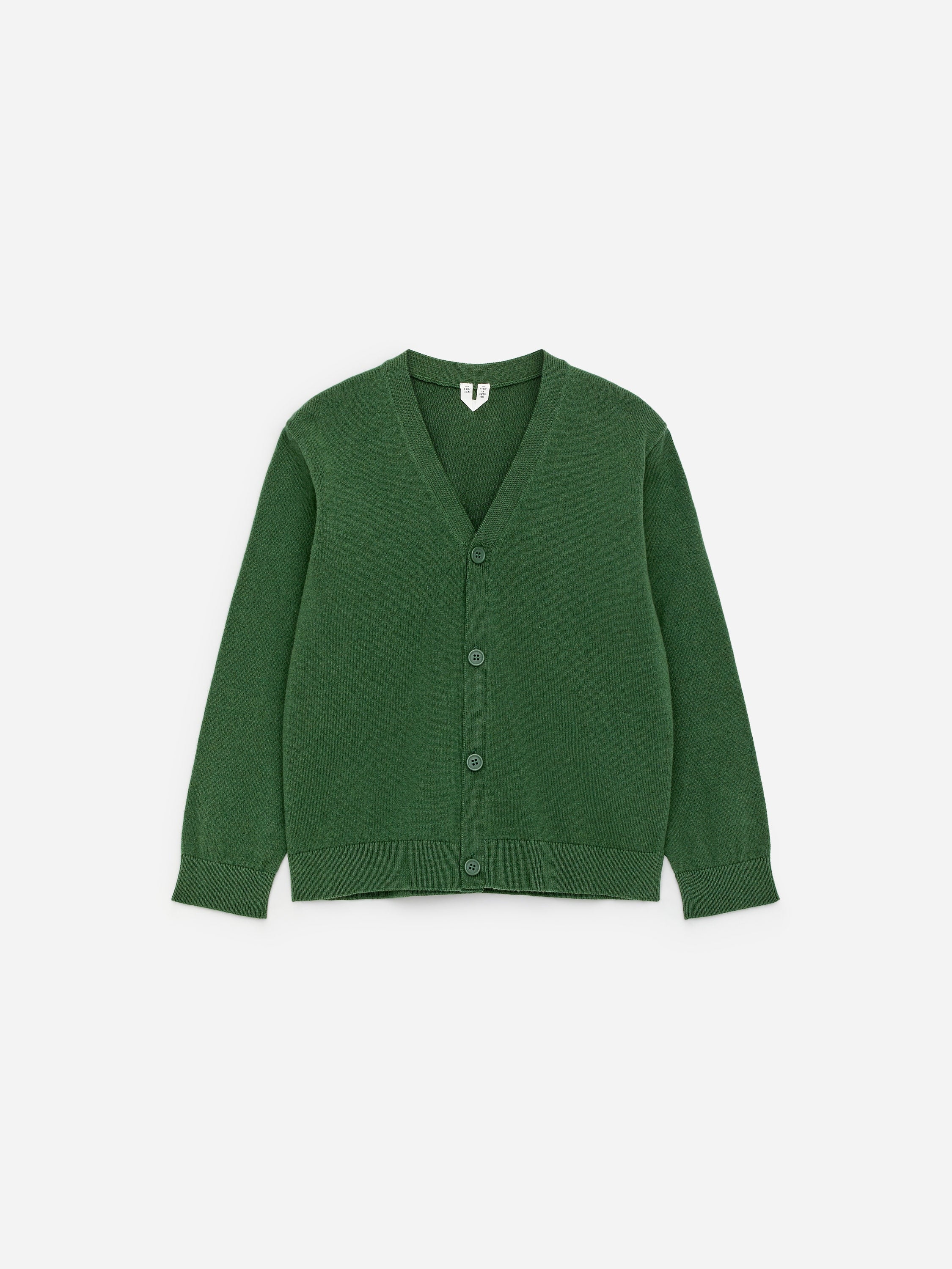 Cotton-Wool Cardigan - Green