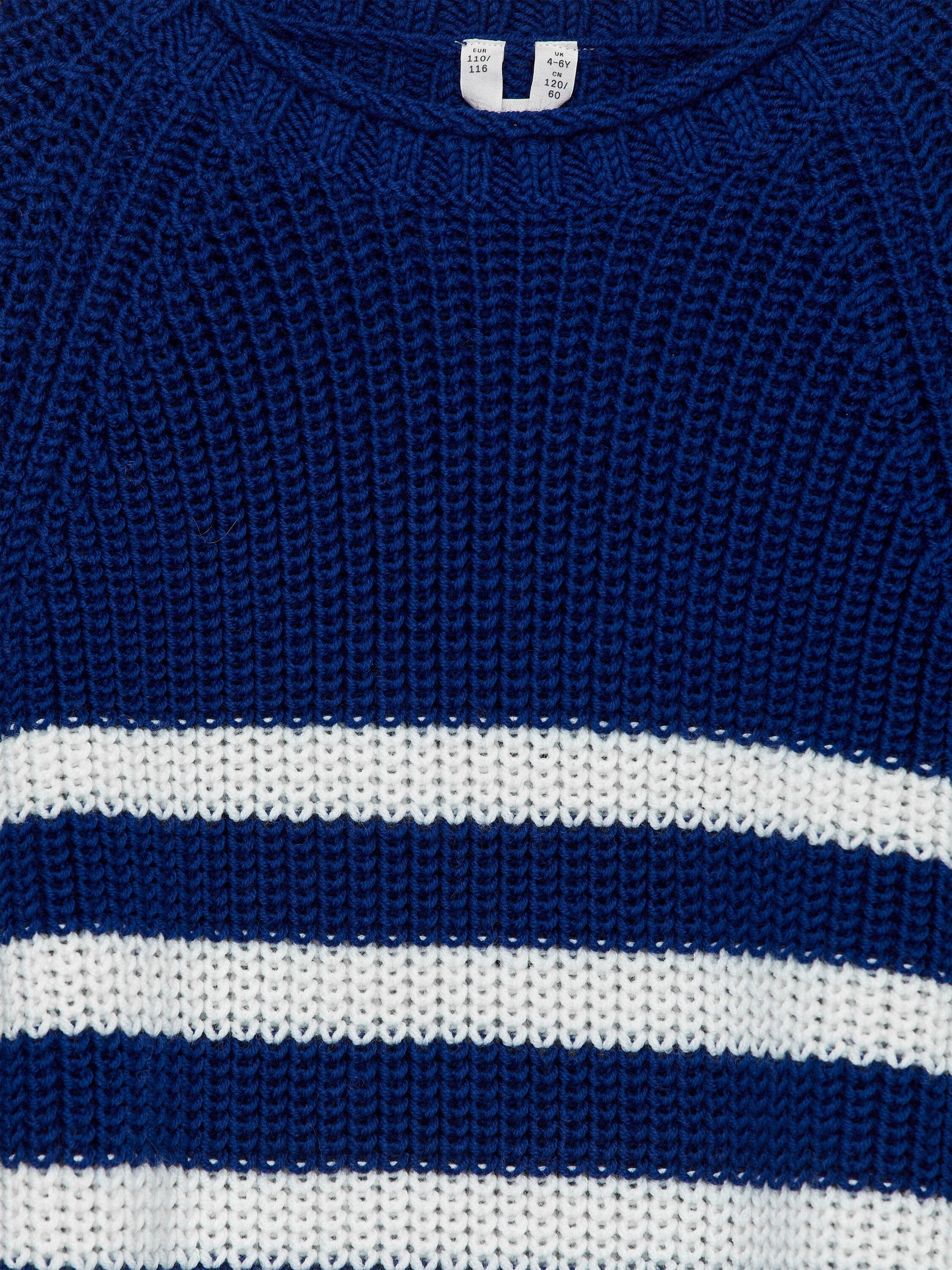 Chunky-Knit Jumper - Blue - Image 3
