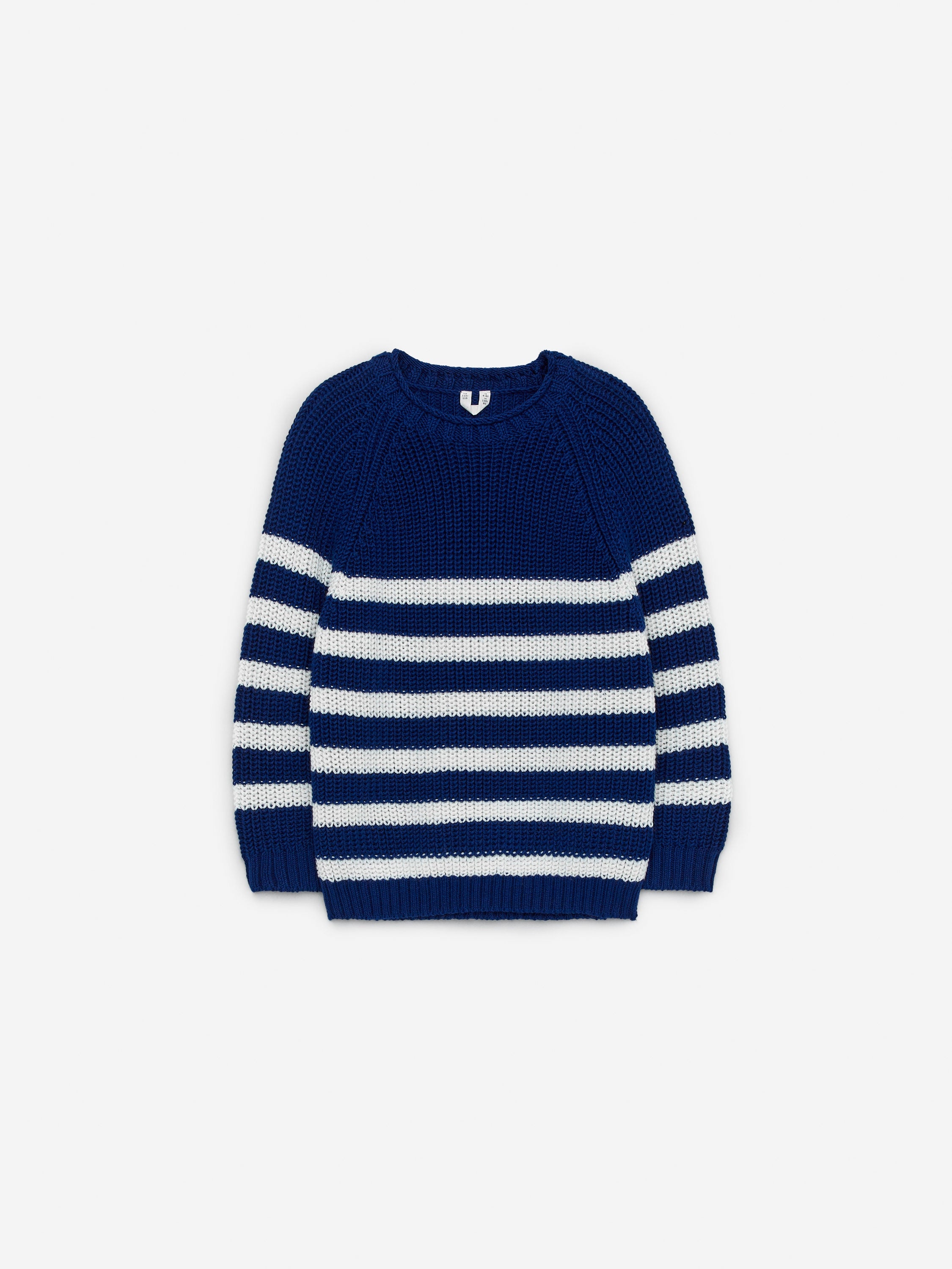 Chunky-Knit Jumper - Blue