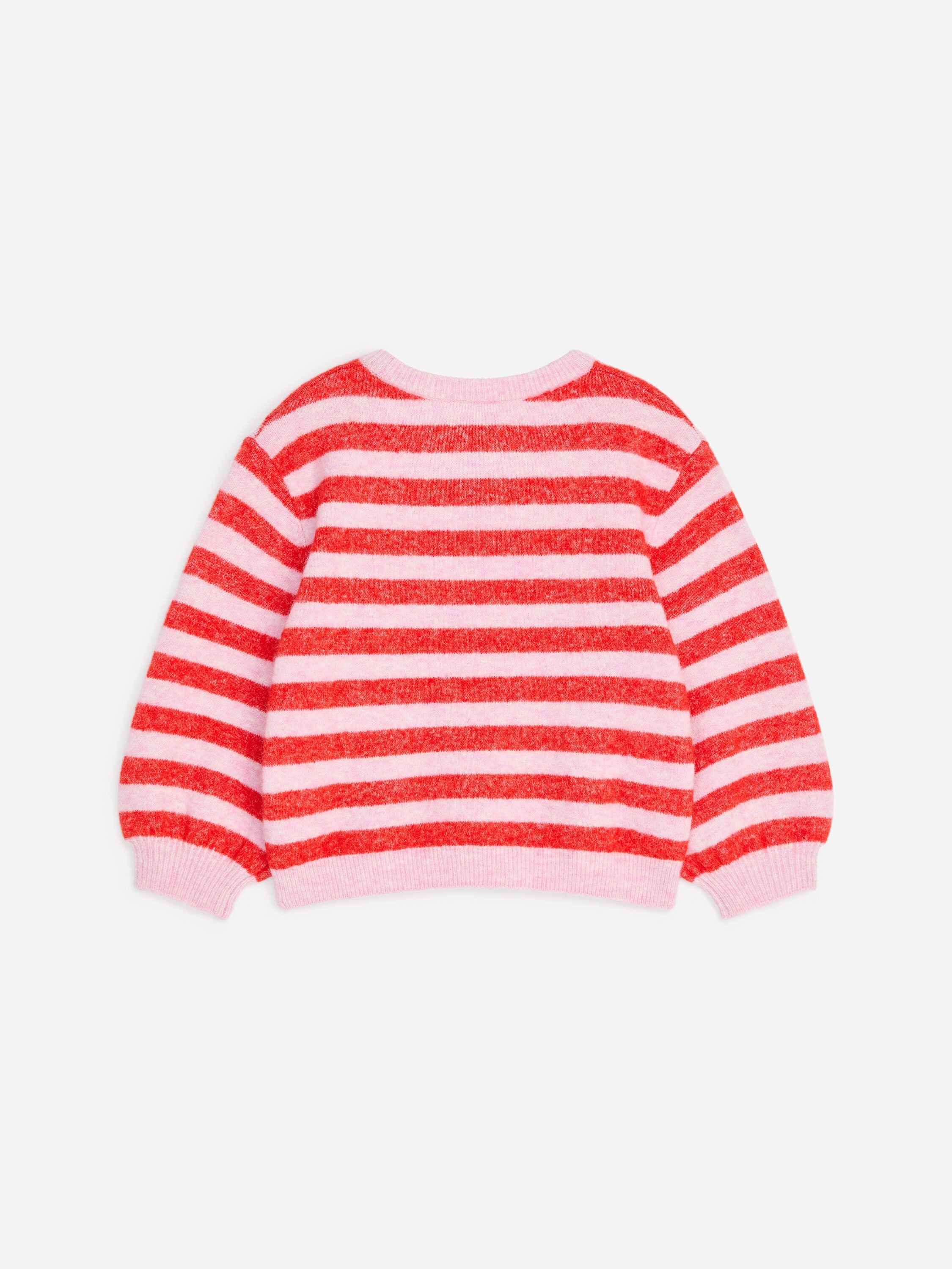 Intarsia Knit Jumper - Pink - Image 2