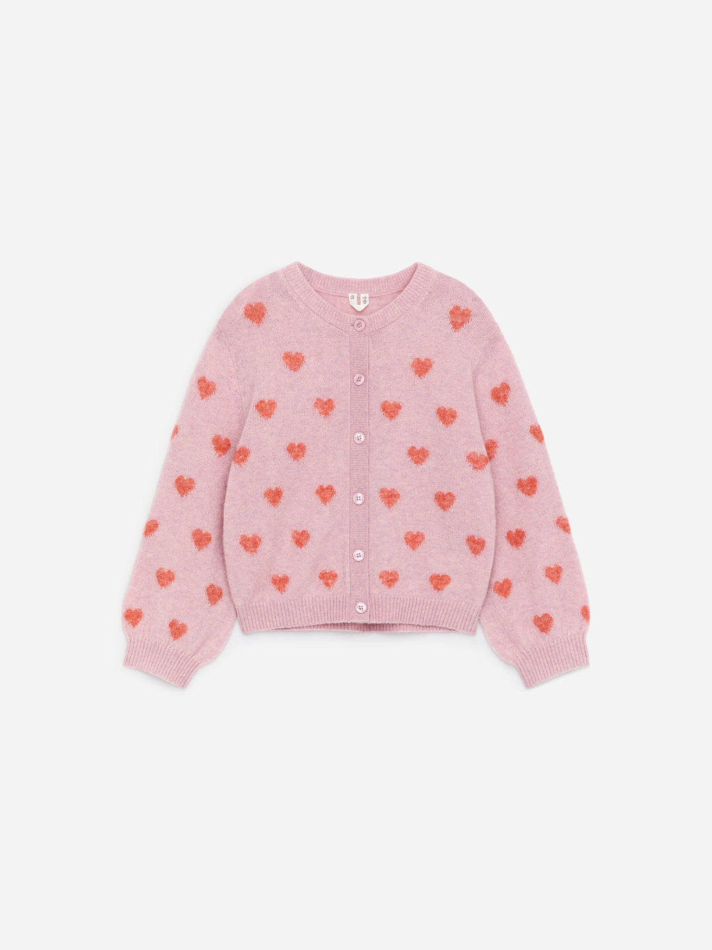 Wool-Alpaca Blend Cardigan - Pink