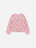 Wool-Alpaca Blend Cardigan - Pink