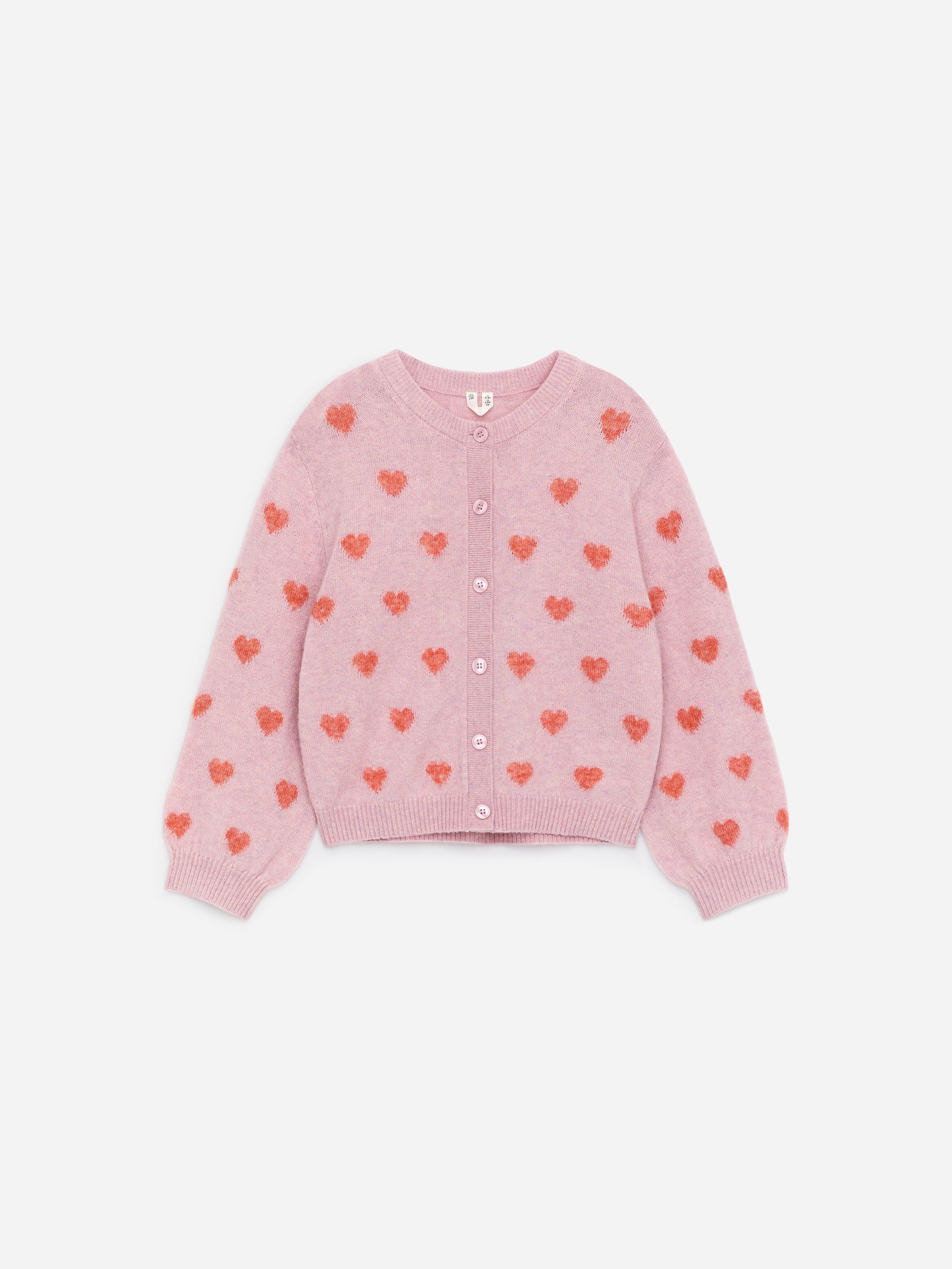 Wool-Alpaca Blend Cardigan - Pink