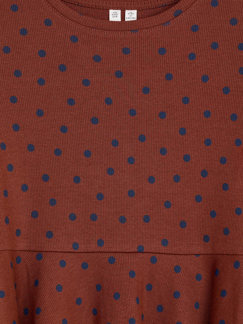 Printed Jersey Dress - Brown - Image 3