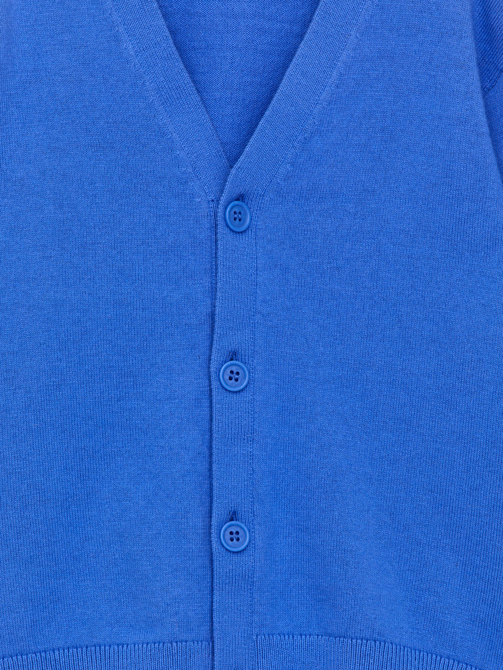 Cotton-Wool Cardigan - Blue - Image 3