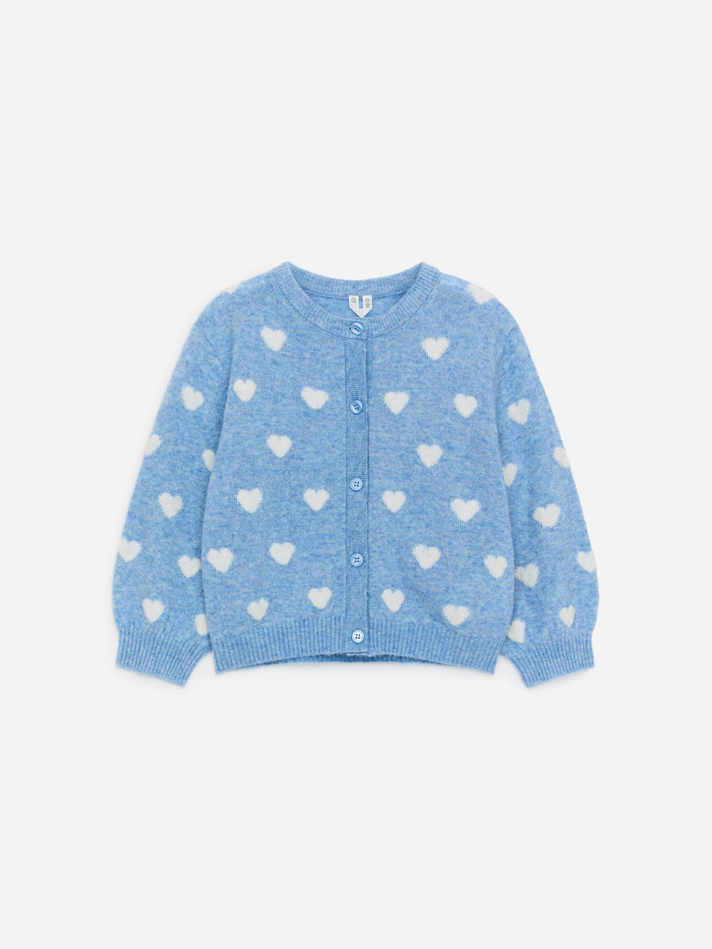 Wool-Alpaca Blend Cardigan - Blue
