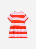 Jersey Frill Dress - Pink