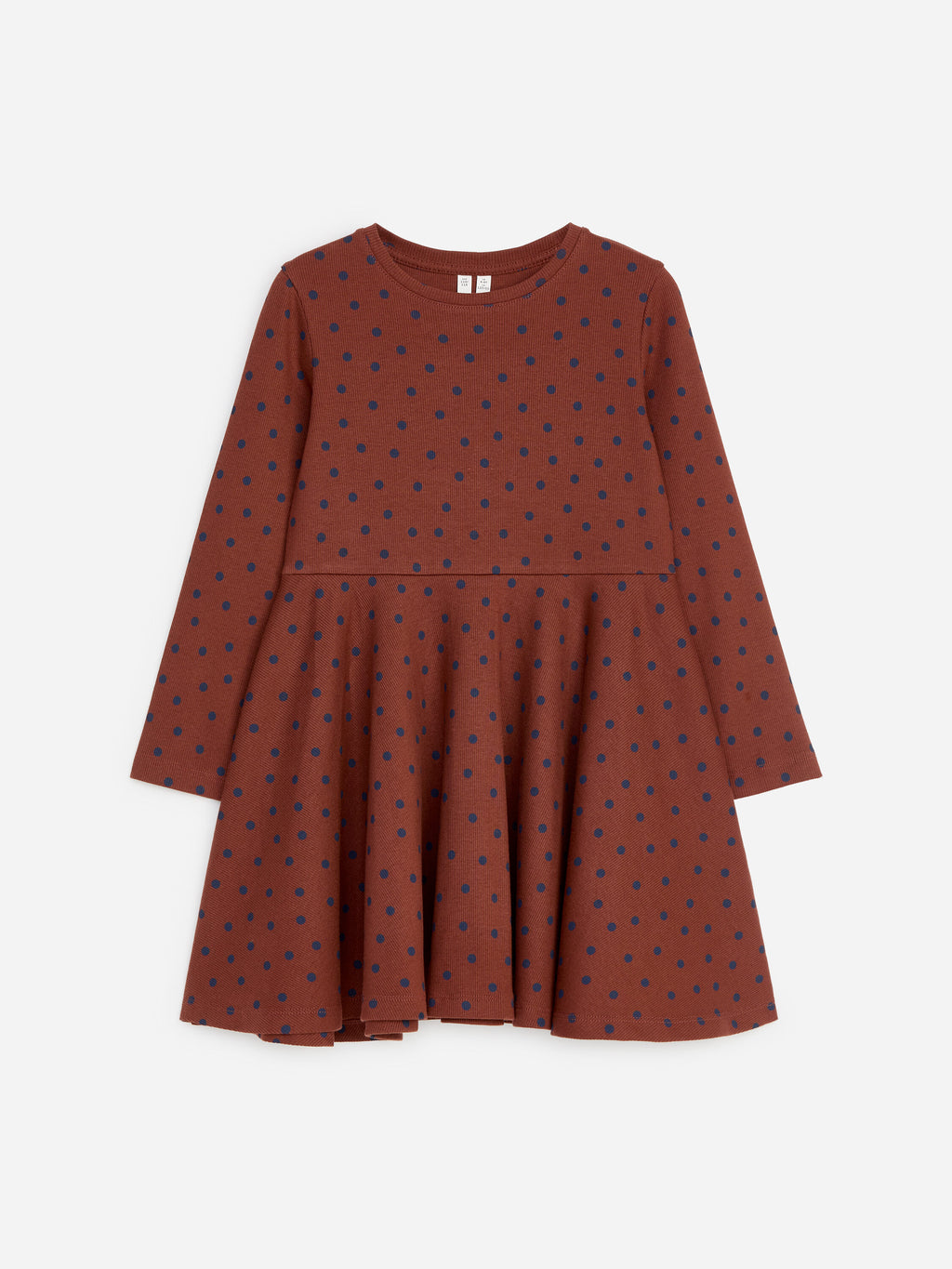 Printed Jersey Dress - Brown