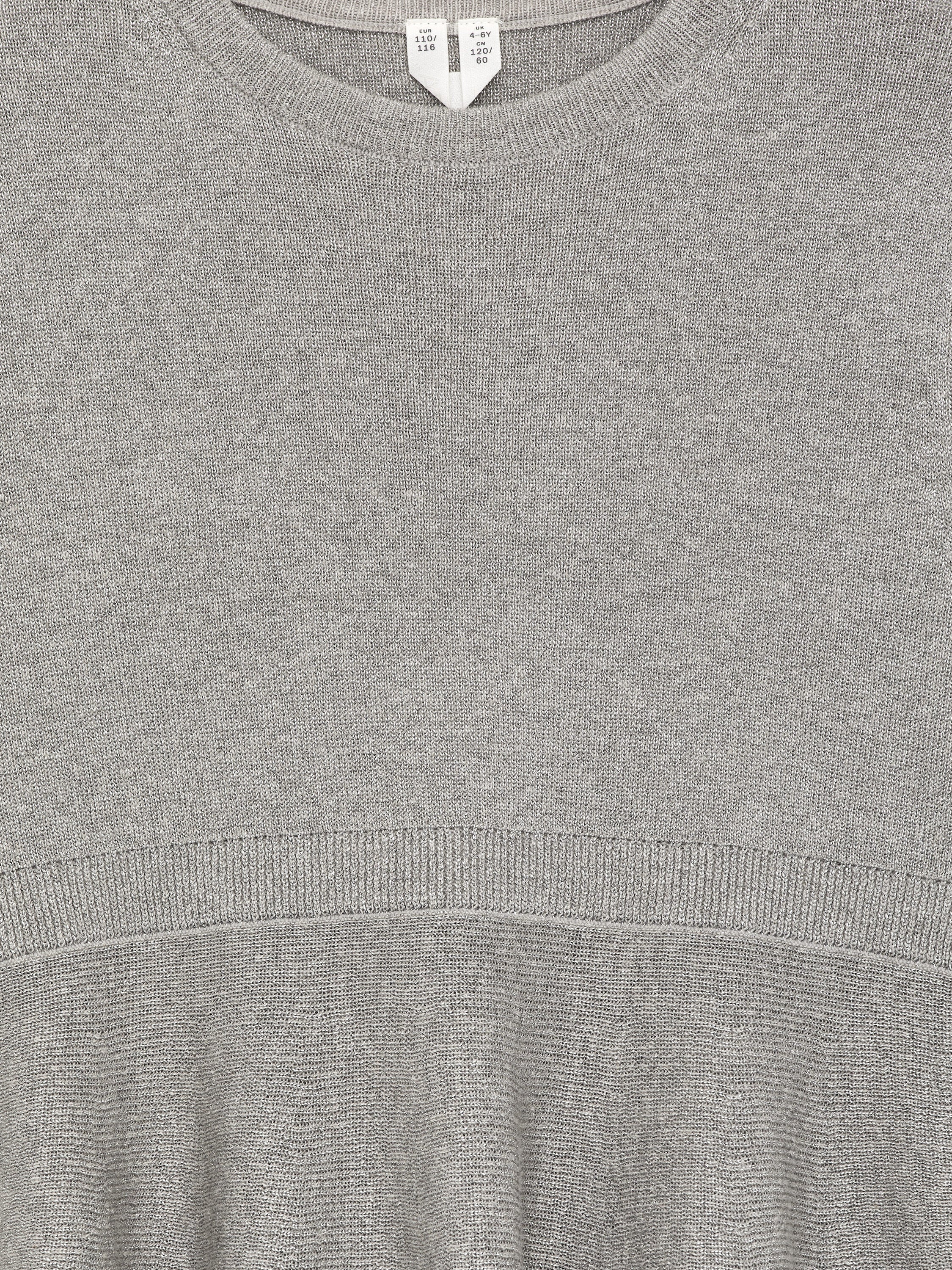 Knitted Dress - Grey - Image 3