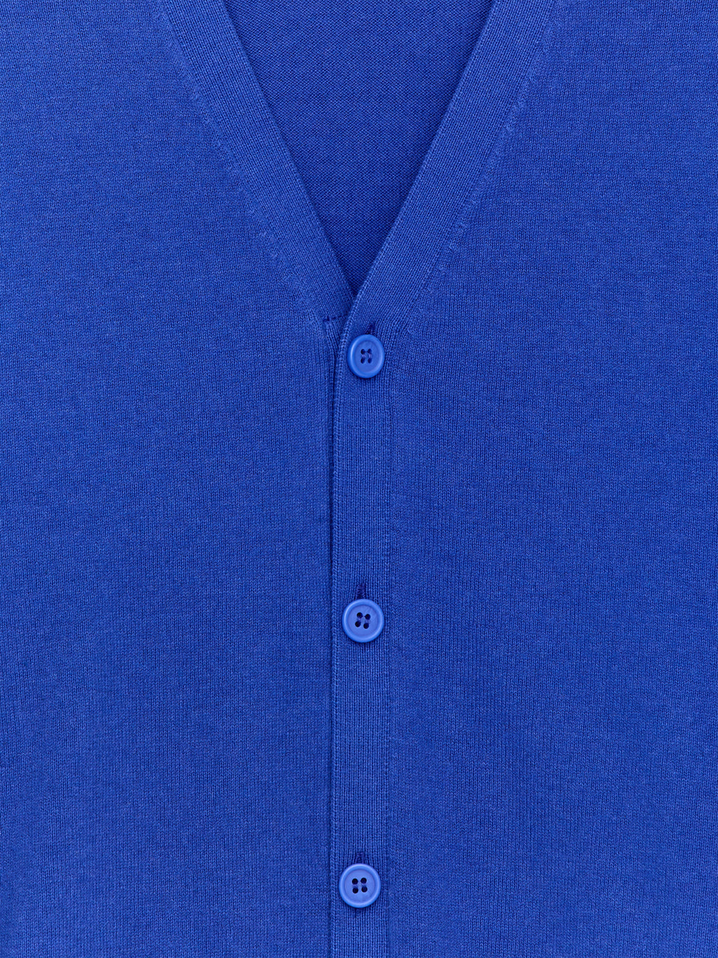 Cotton-Wool Cardigan - Blue - Image 3
