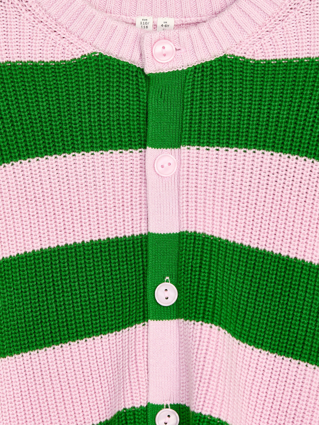 Cotton Cardigan - Green - Image 3
