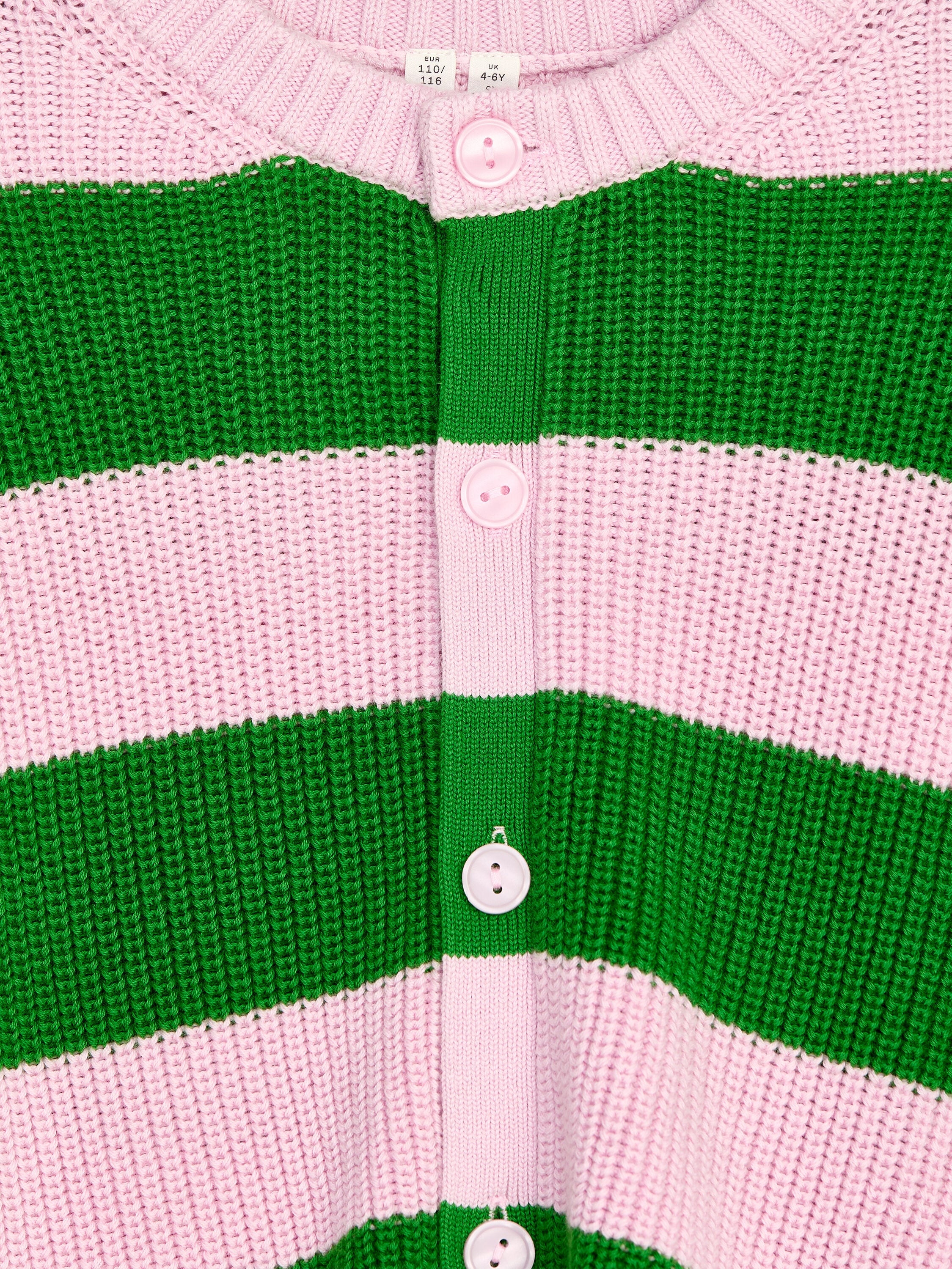 Cotton Cardigan - Green - Image 3