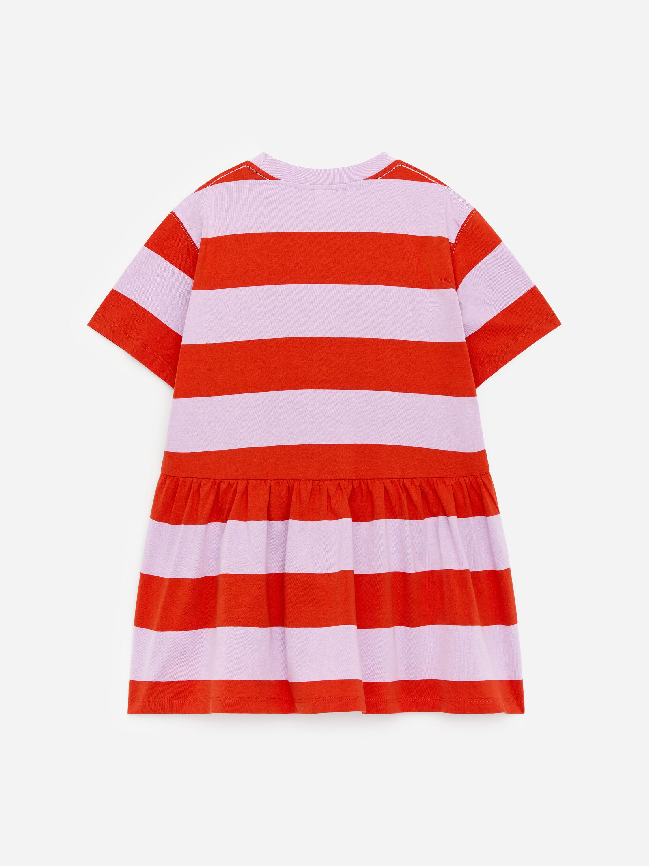 Jersey Frill Dress - Purple - Image 2