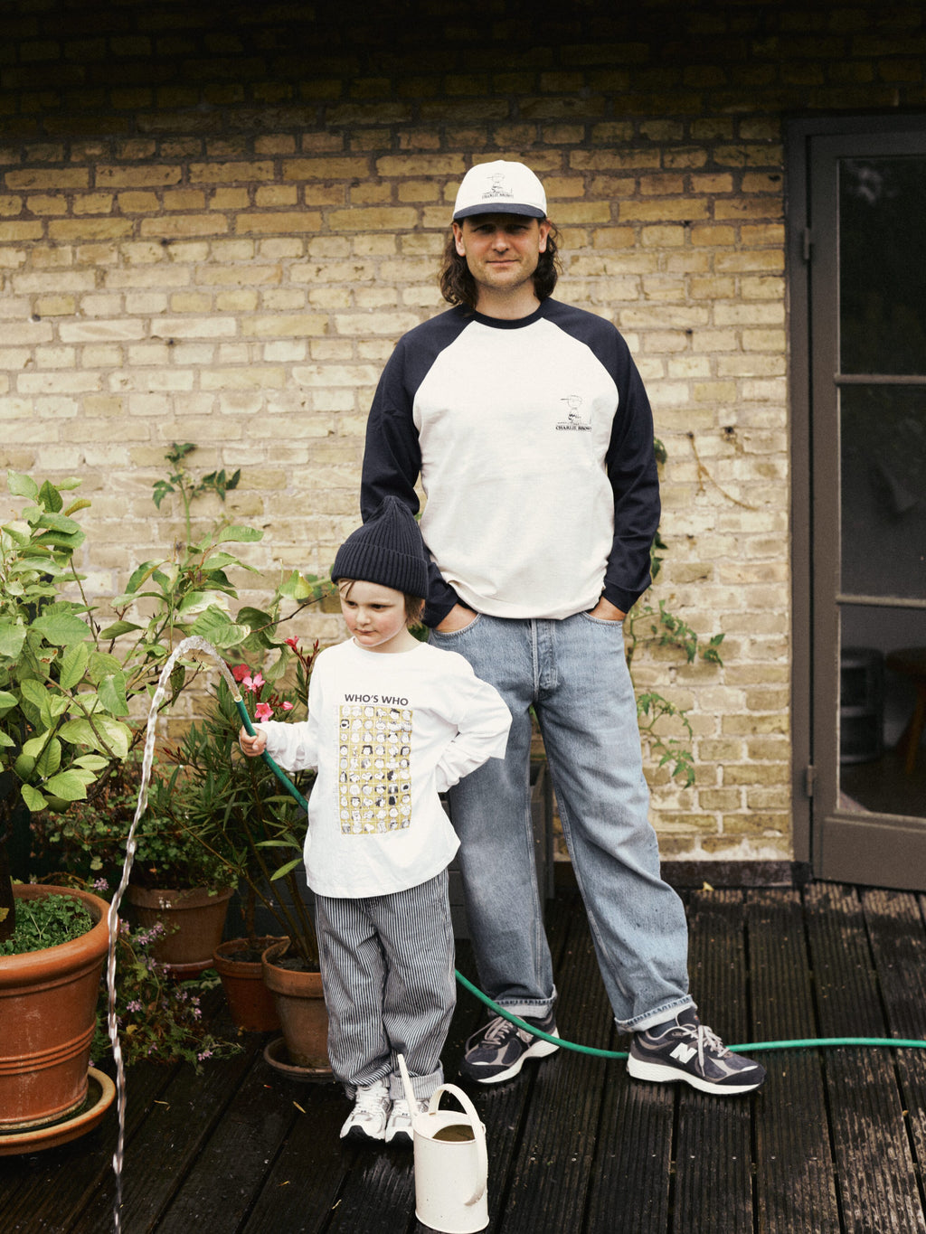 Baggy Hickory Striped Jeans - White - Image 6
