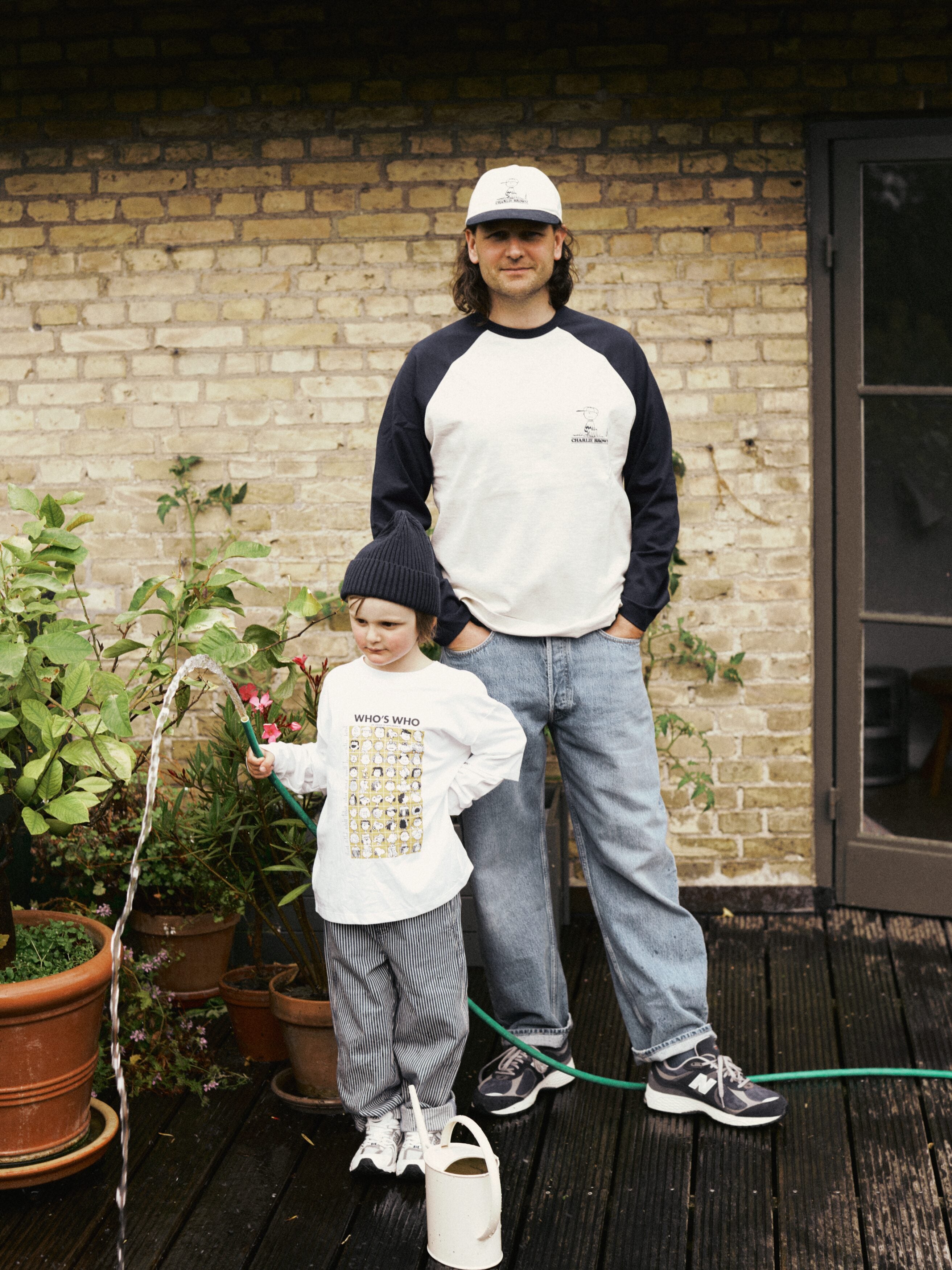 Baggy Hickory Striped Jeans - White - Image 6