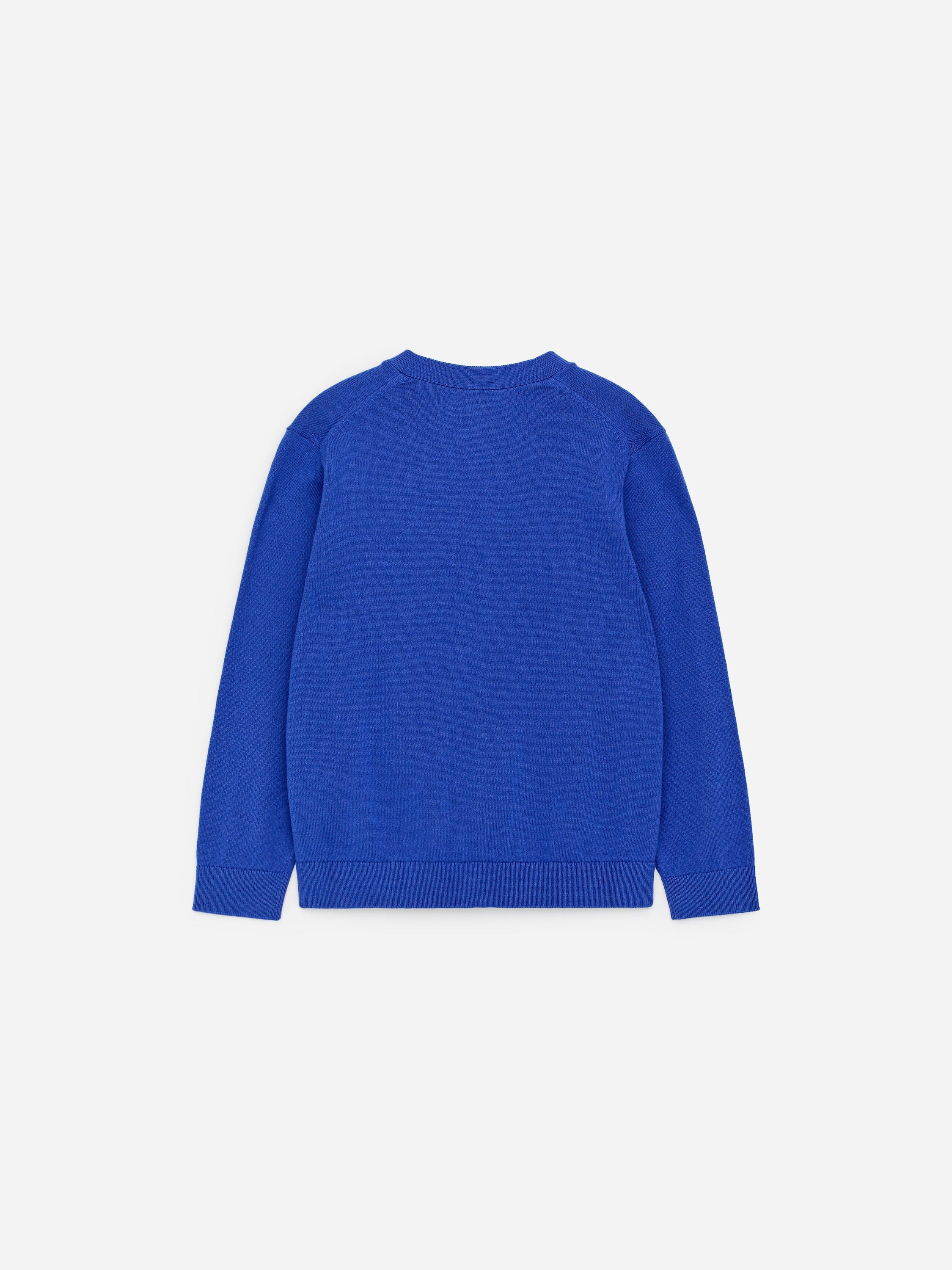 Cotton-Wool Cardigan - Blue - Image 2