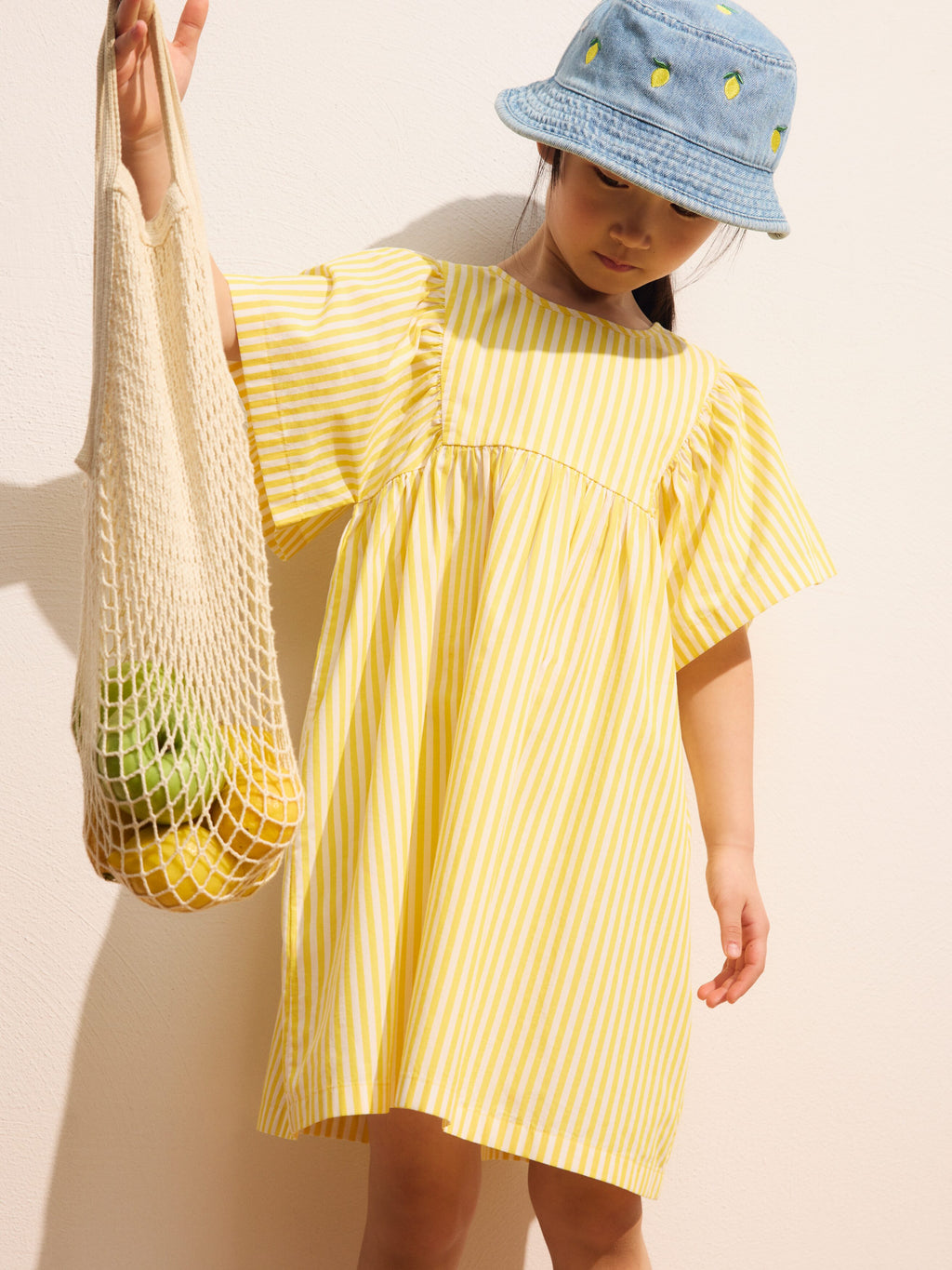 Cotton Poplin Dress - White - Image 3