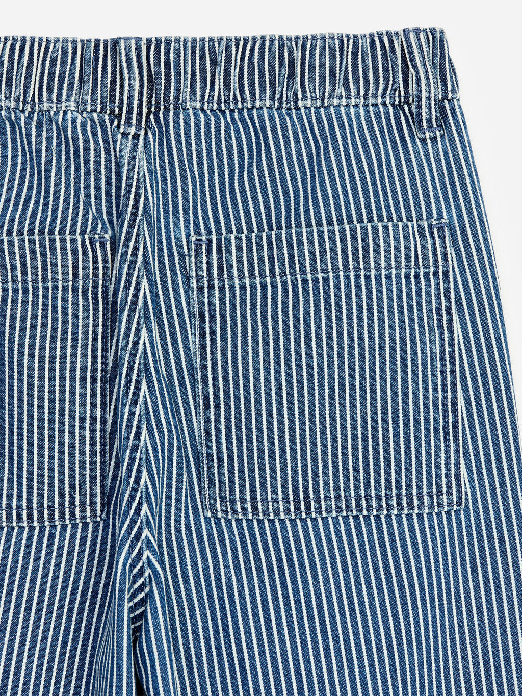 Baggy Hickory Striped Jeans - White - Image 12