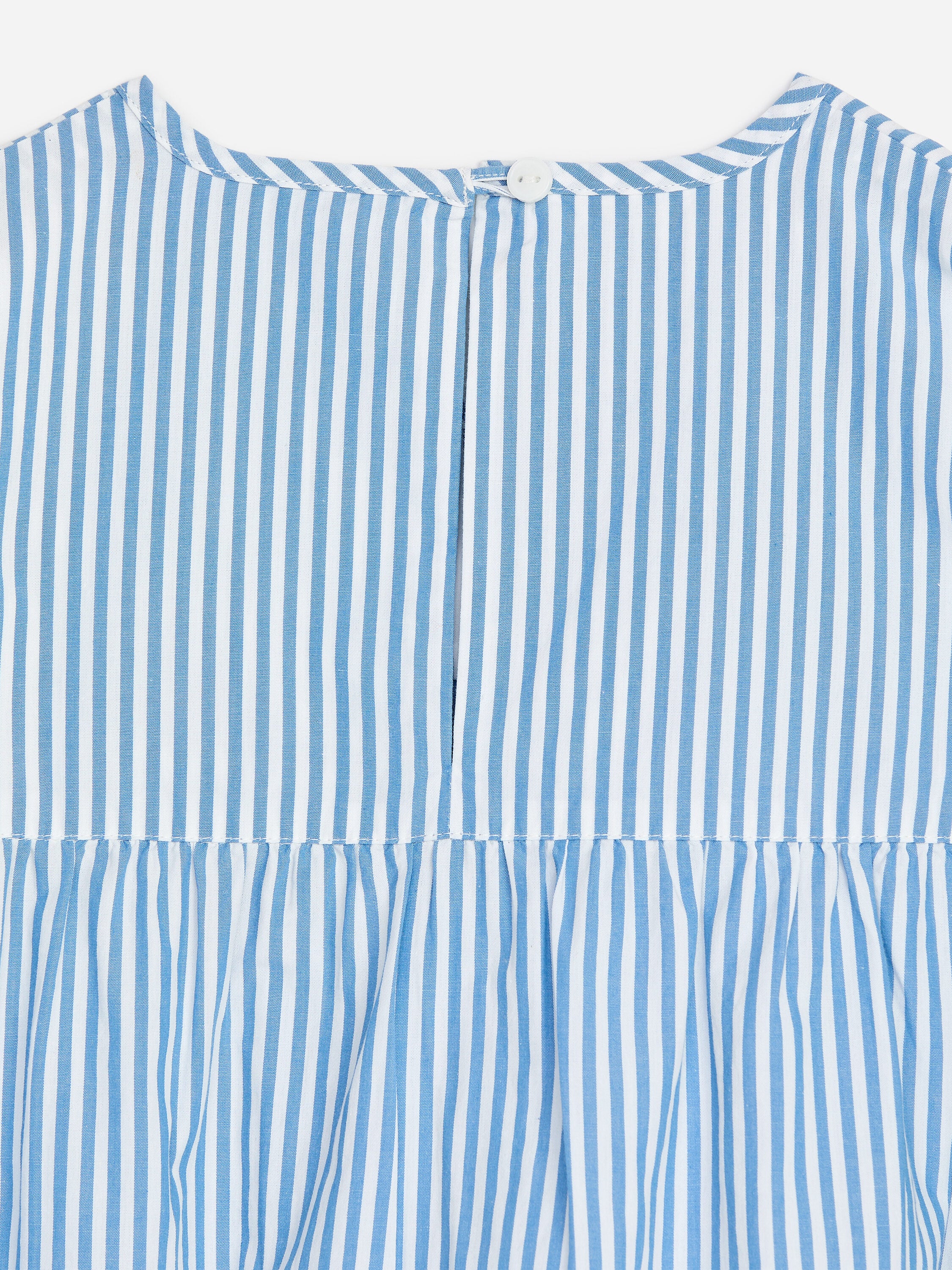 Cotton Dress - Blue - Image 3