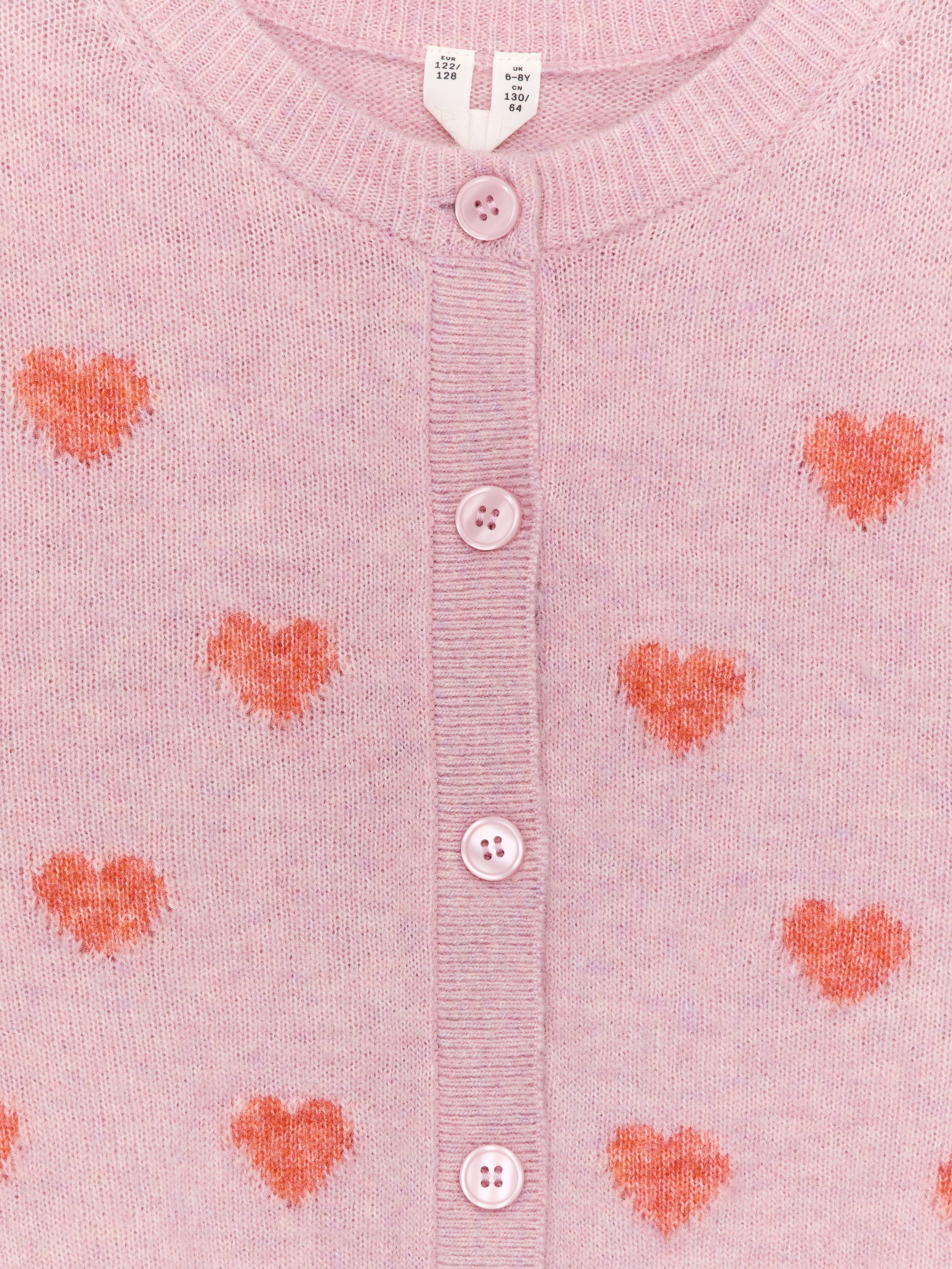 Wool-Alpaca Blend Cardigan - Pink - Image 3