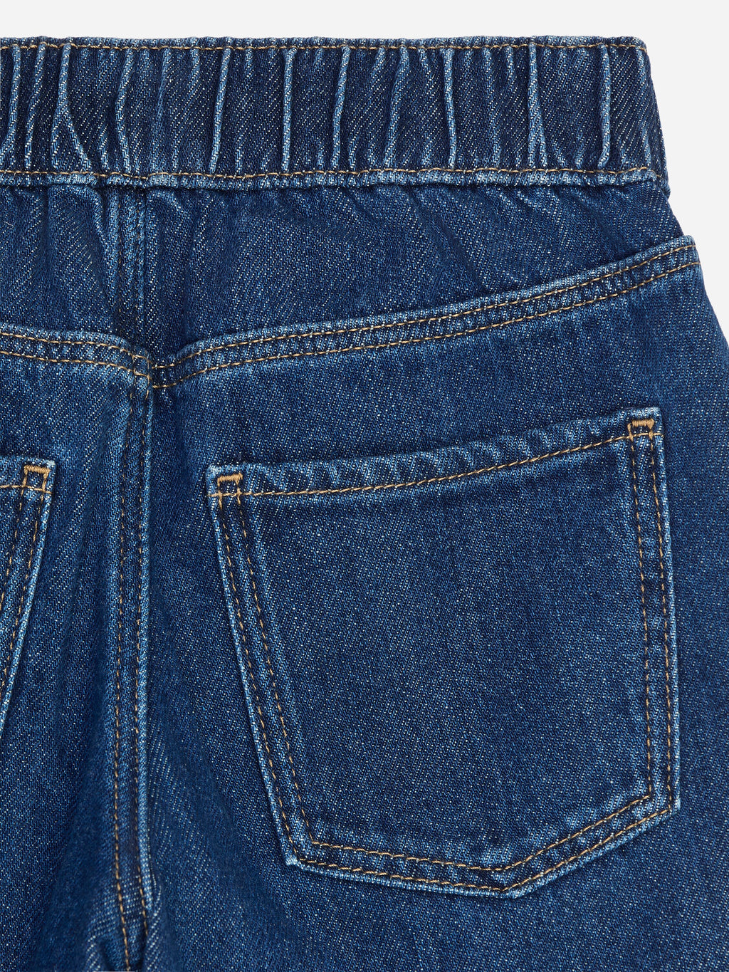 Pull-On Denim Trousers - Blue - Image 3