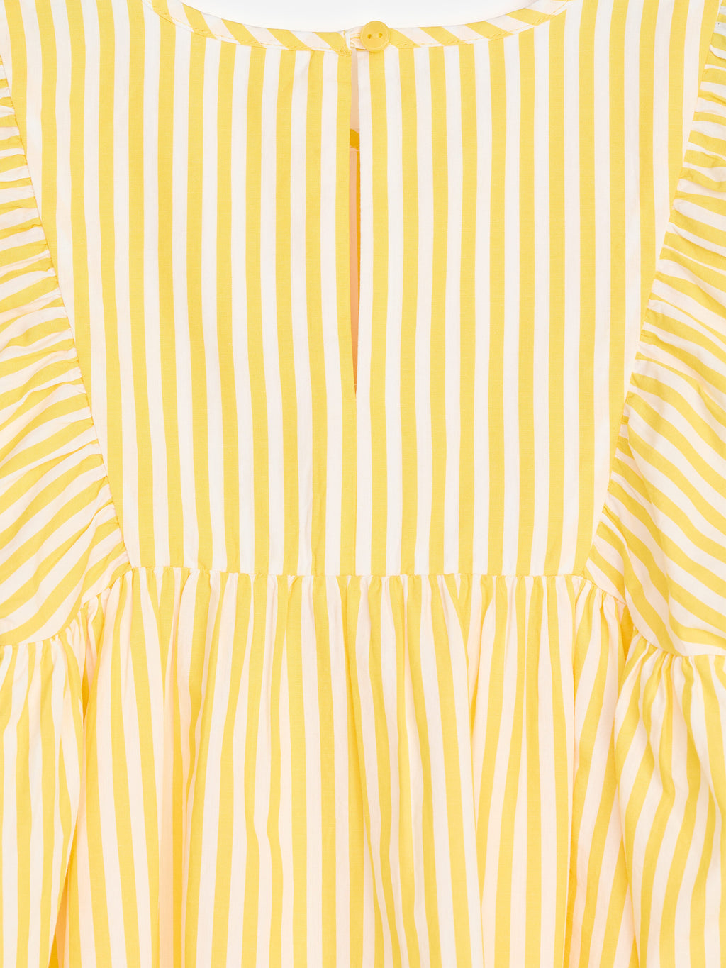 Cotton Poplin Dress - White - Image 5