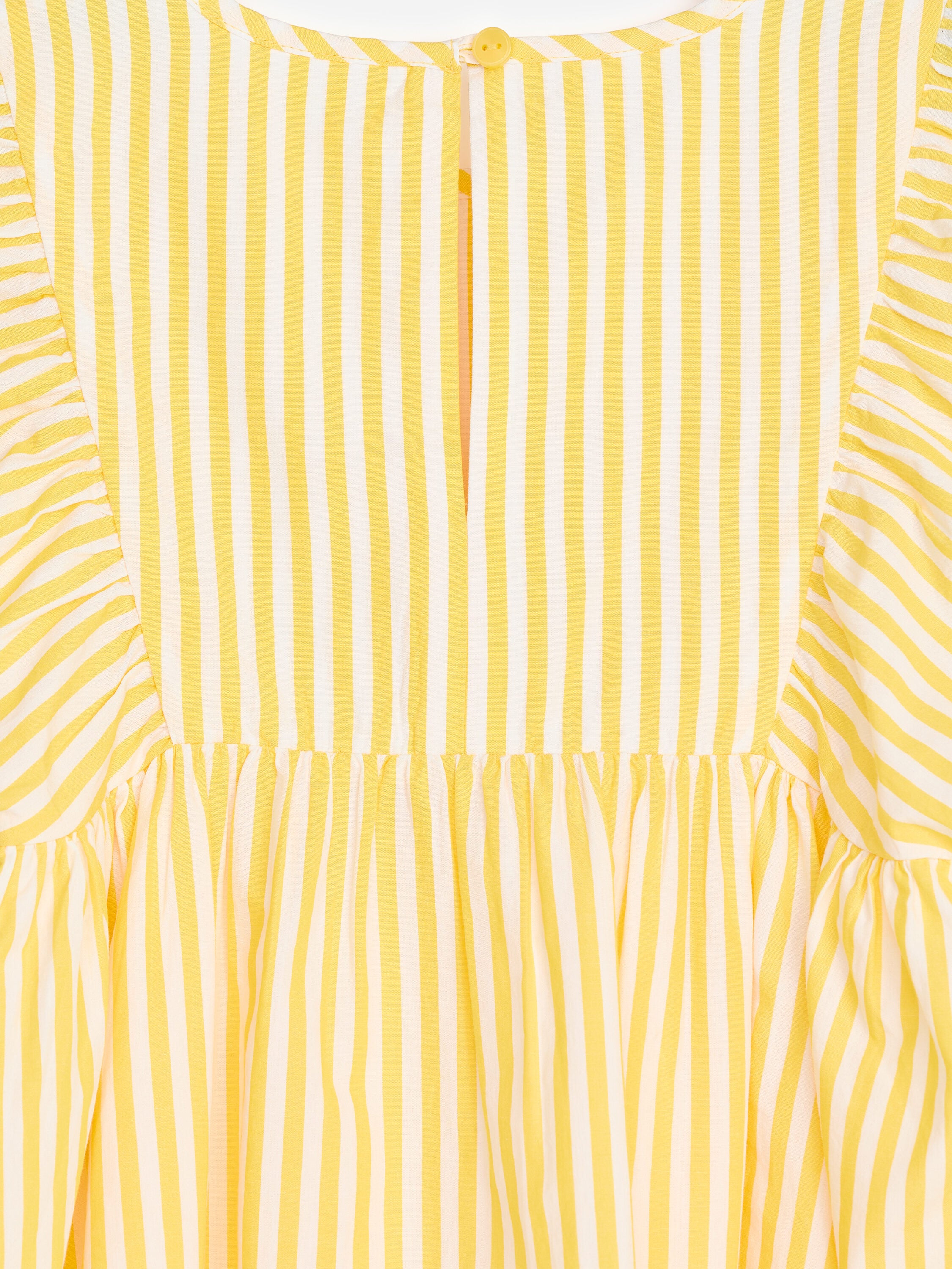 Cotton Poplin Dress - White - Image 5
