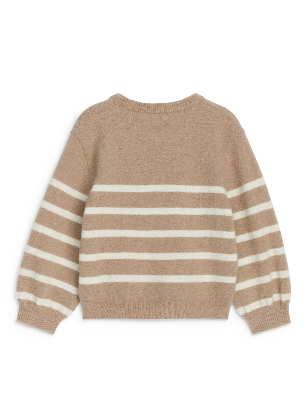 Intarsia Knit Jumper - White - Image 2