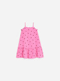 Cotton Muslin Dress - Brown