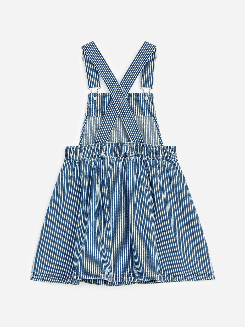 Hickory Striped Apron Dress - Blue - Image 2