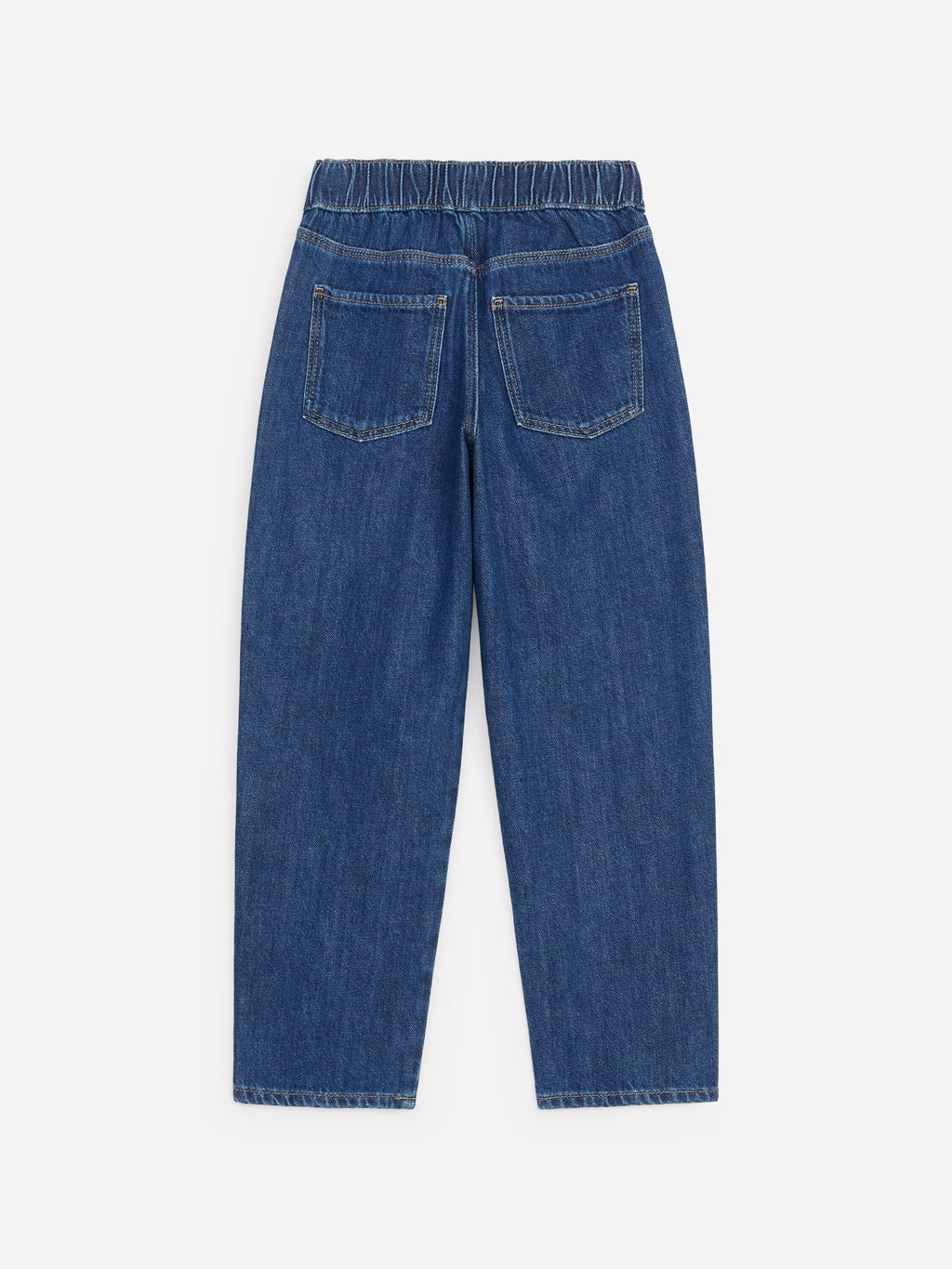 Pull-On Denim Trousers - Blue - Image 2