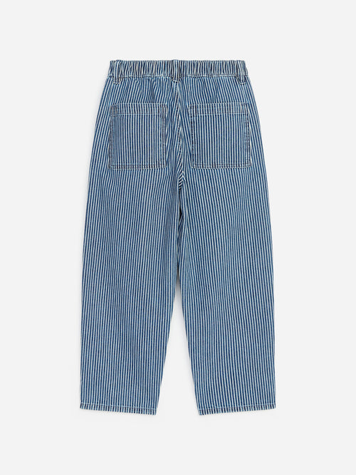 Baggy Hickory Striped Jeans - White - Image 2
