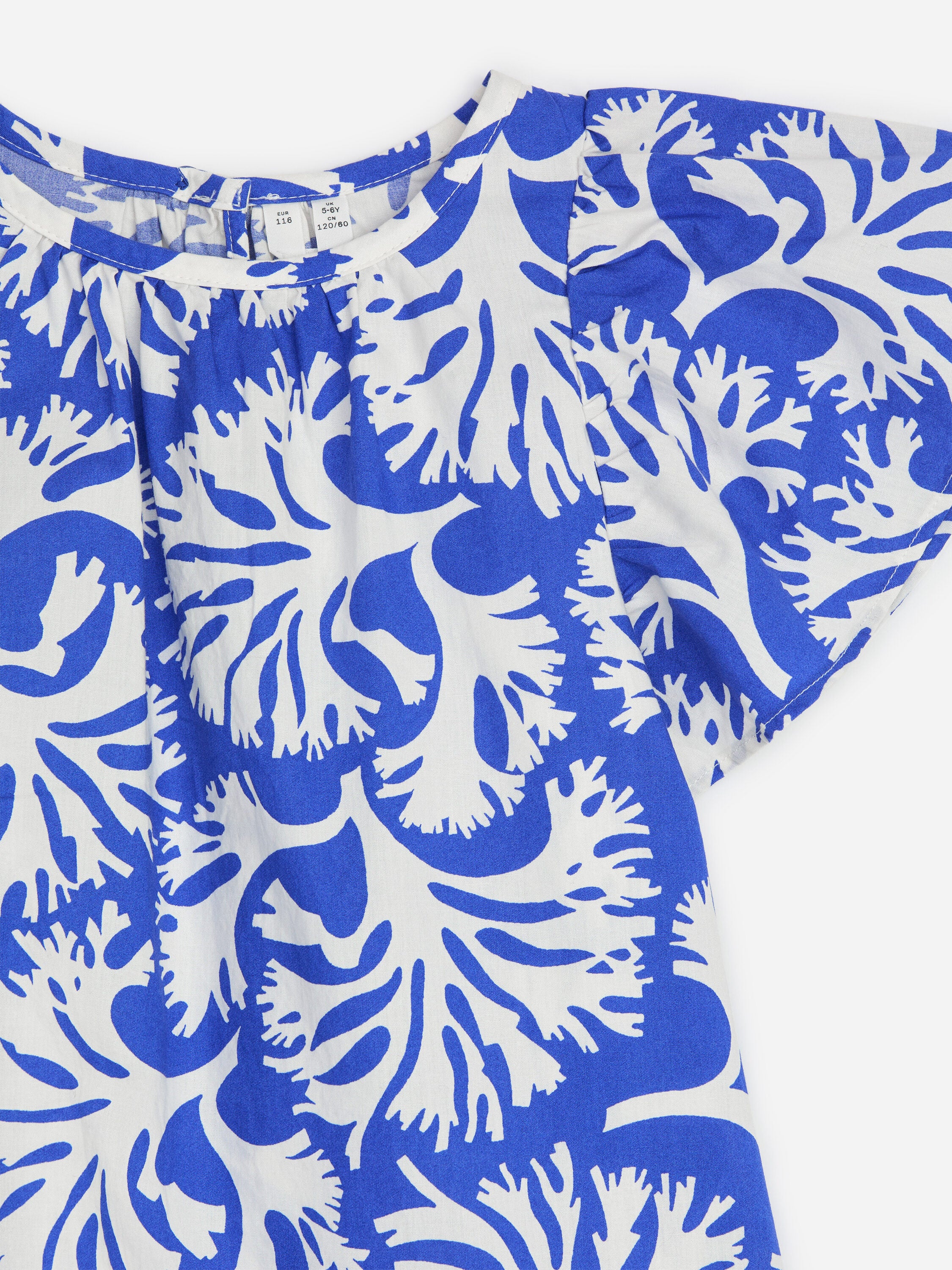Cotton Dress - Blue - Image 3