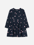 Printed Jersey Dress - Blue